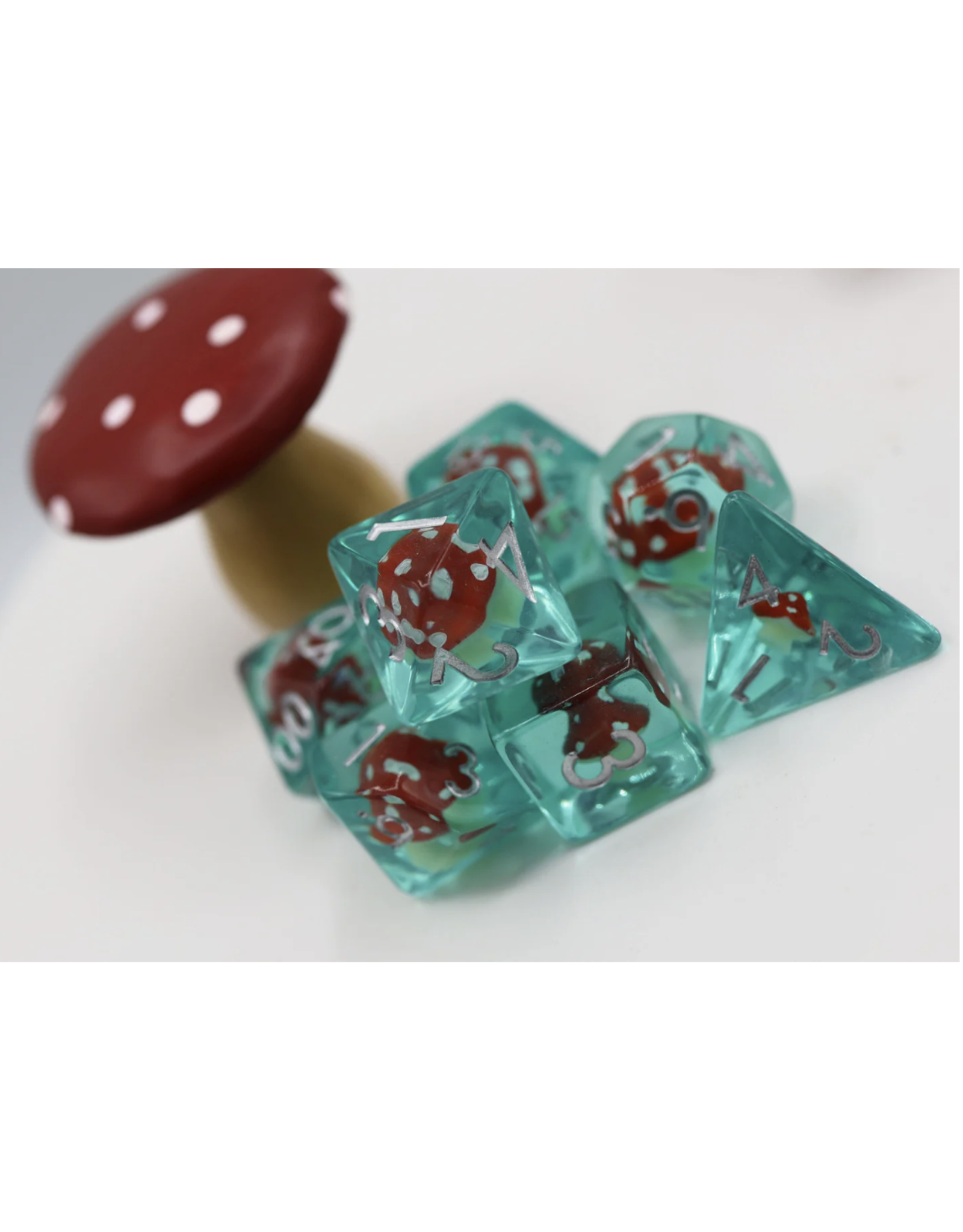 Foam Brain Power Up Mushroom RPG Dice Set