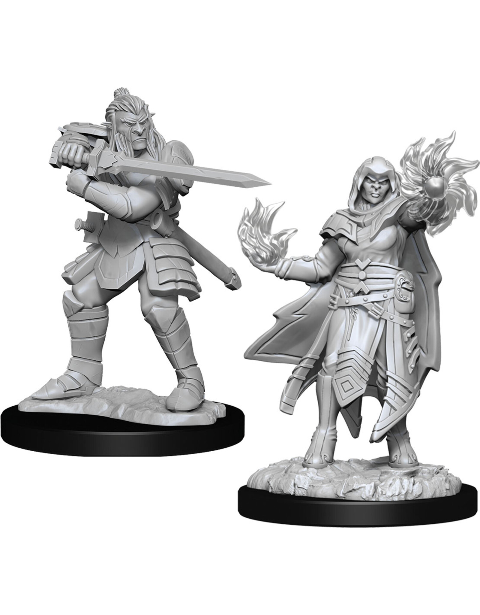 WizKids D&D NMU: W15 Hobgoblin Fighter Male & Wizard Female