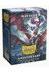 Dragon Shield: (100) Matte Dual - Special Edition Blue / Silver