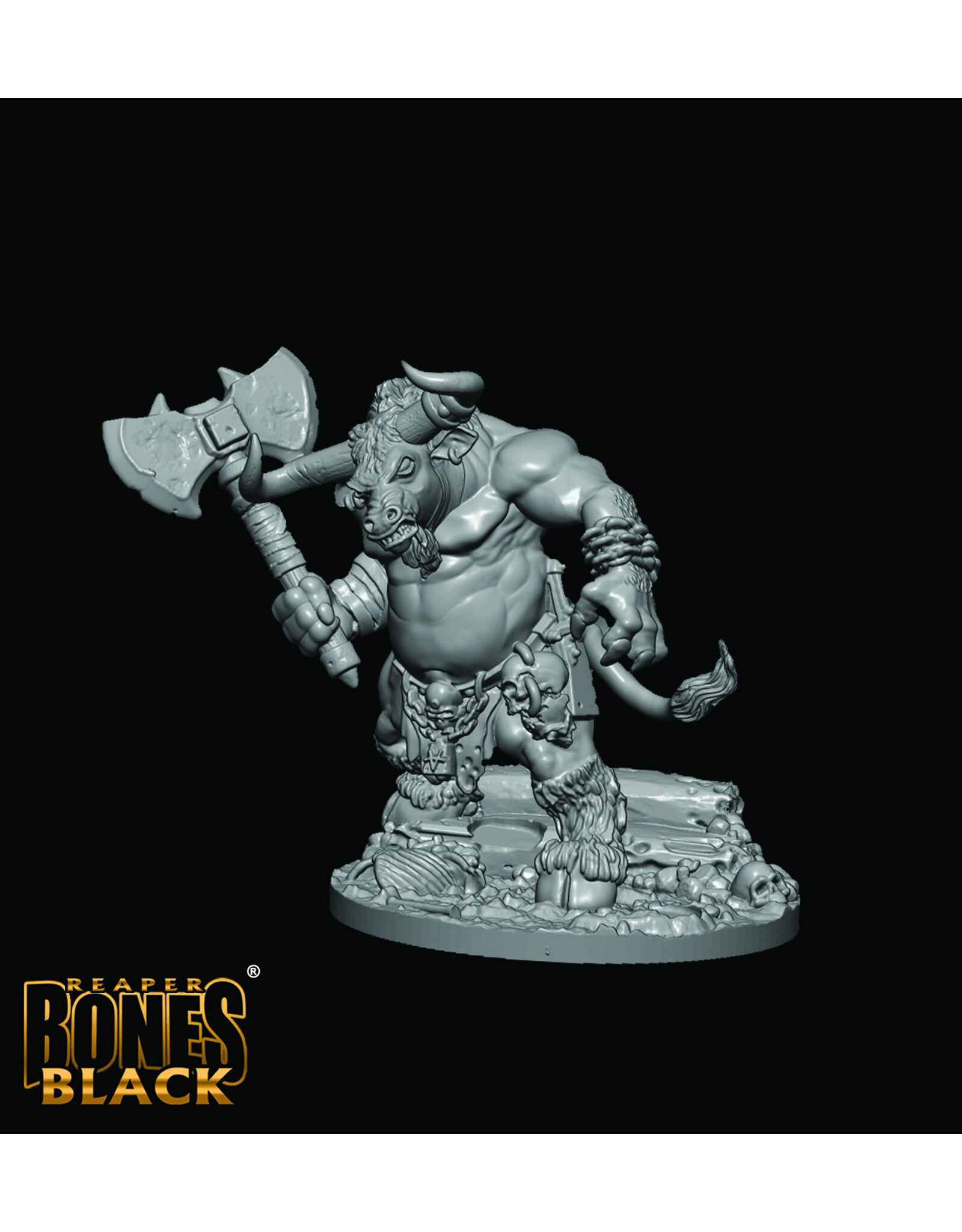 Reaper Reaper Bones Black: Minotaur