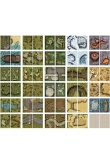 Loke Battlemats Big Book of Battle Mats: Wilds, Wrecks & Ruins