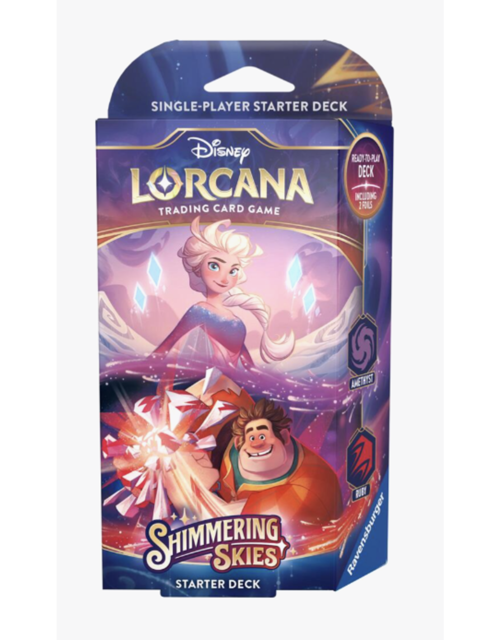 Lorcana Disney Lorcana: Shimmering Skies Starter Deck (Amethyst & Ruby)