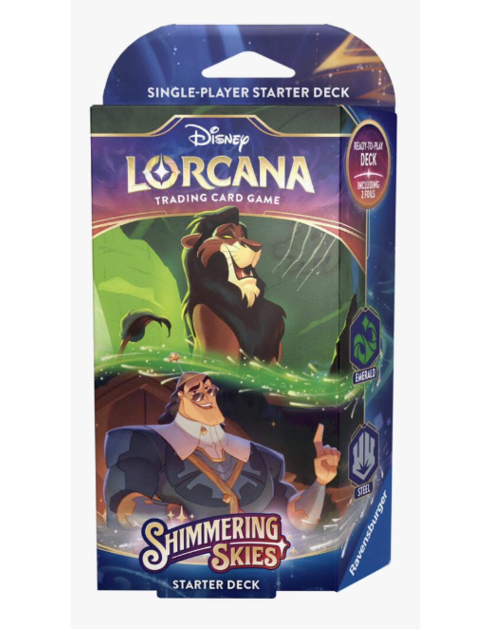 Lorcana Disney Lorcana: Shimmering Skies Starter Deck (Emerald & Steel)