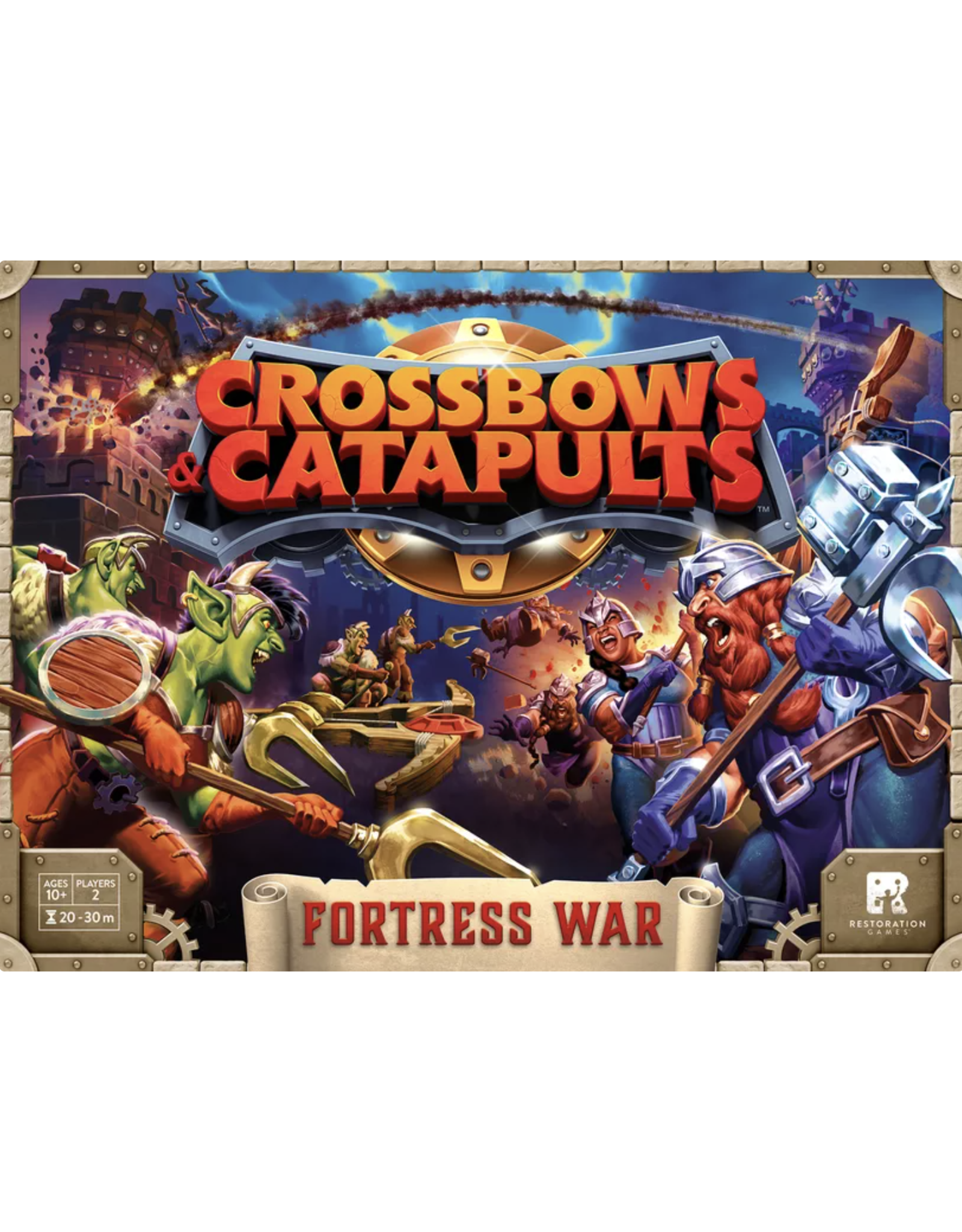 Restoration Games Crossbows and Catapults: Fortress War (Pre Order)