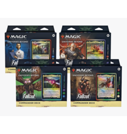 Magic Magic The Gathering: Universes Beyond: Fallout Commander Decks (4Ct)