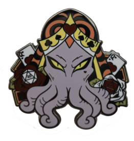 Foam Brain Alice's Adventures in Diceland: Queen of Hearts - Enamel Pin