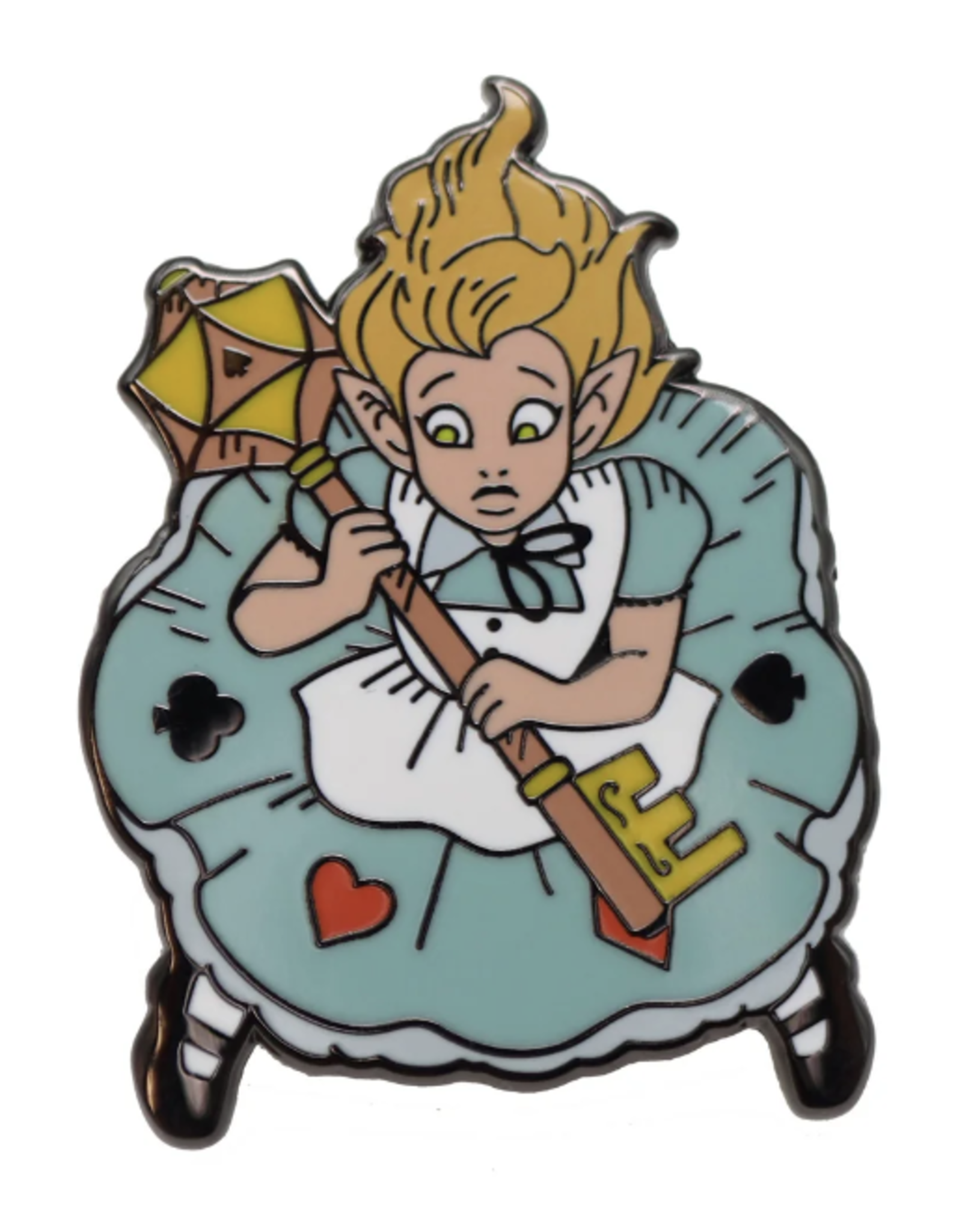 Foam Brain Alice's Adventures in Diceland: Alice - Enamel Pin