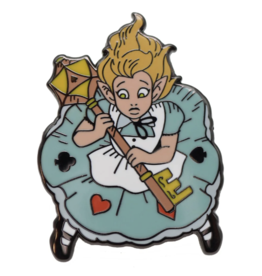 Foam Brain Alice's Adventures in Diceland: Alice - Enamel Pin