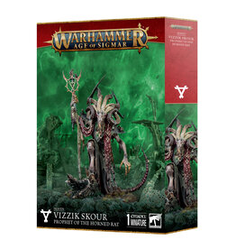 Age of Sigmar Skaven: Vizzik Skour Prophet Horned Rat