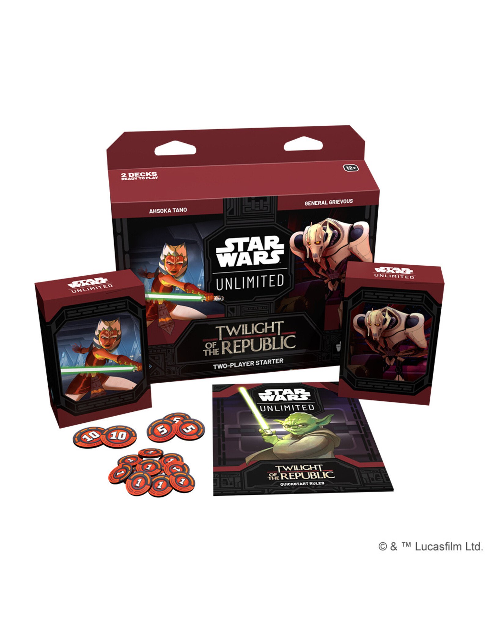 Fantasy Flight Games Star Wars: Unlimited – Twilight of the Republic: Two-Player Starter