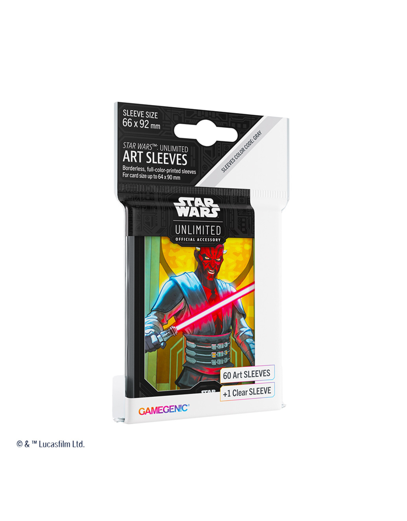 GameGenic Star Wars Unlimited Art Sleeves Darth Maul