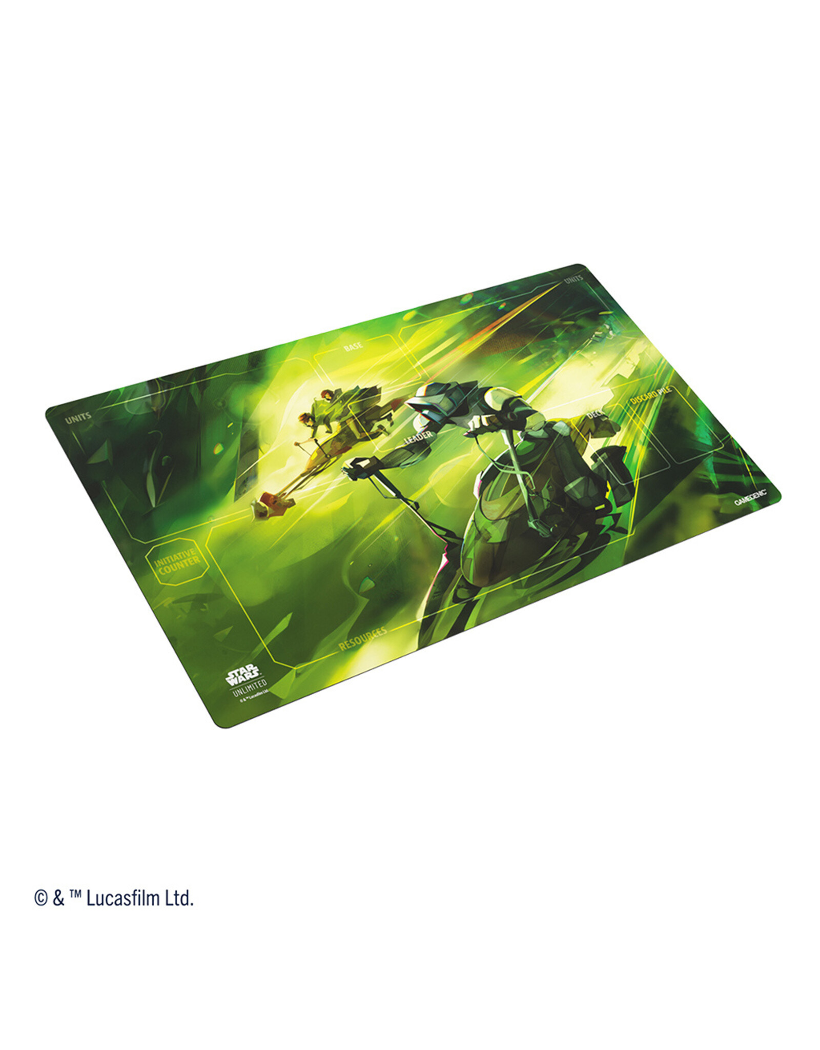 GameGenic Star Wars Unlimited Game Mat Speeder Bike Chase