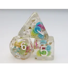 Foam Brain Tropical Punch RPG Dice Set