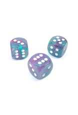 Chessex d6 Single 30mm Luminary Nebula Wisteria with White