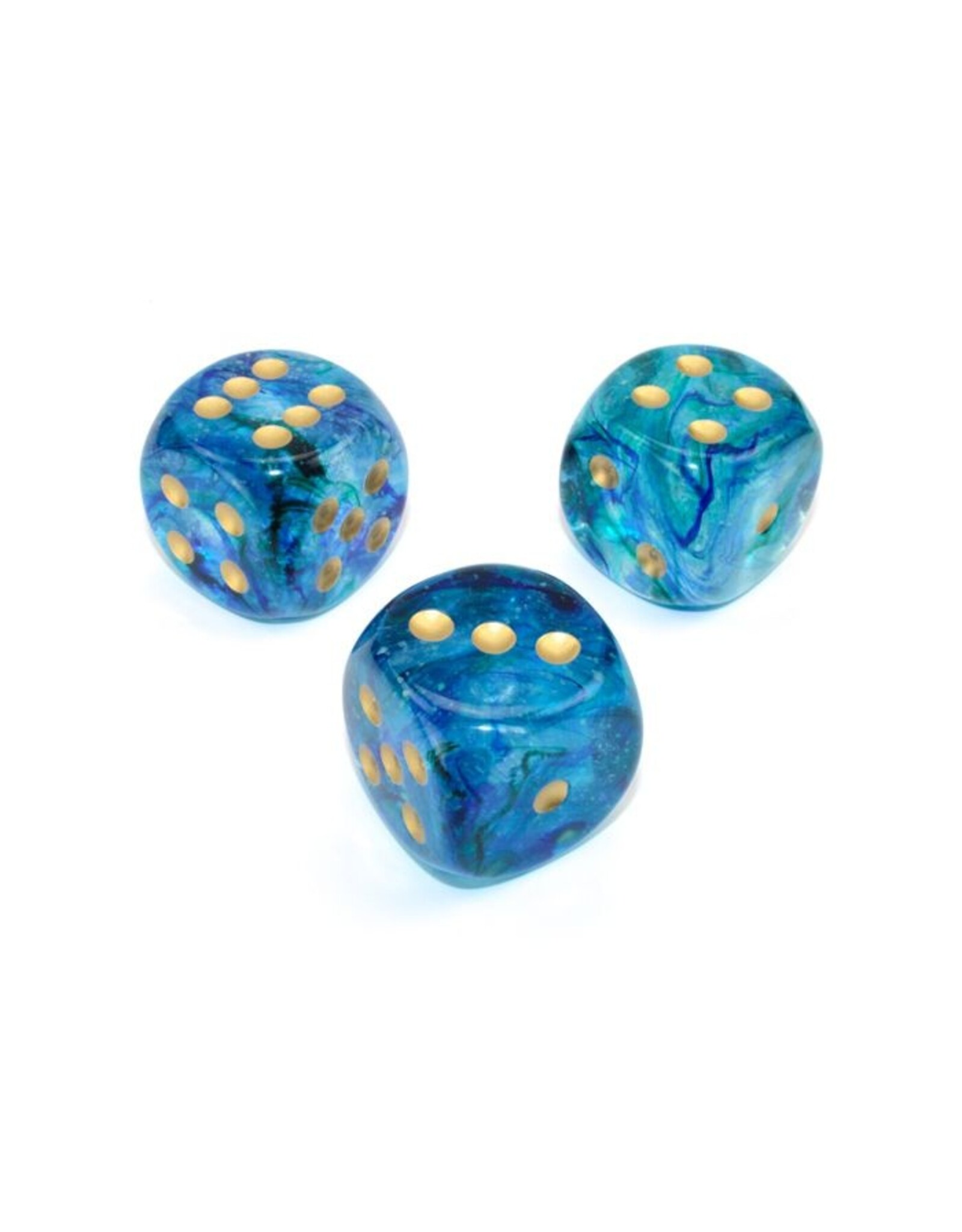 Chessex d6Single 30mm Luminary NB Oceanic gd