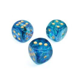 Chessex d6Single 30mm Luminary NB Oceanic gd