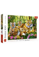 Trefl Puzzle: Family of Tigers 500 Piece (Trefl Red)