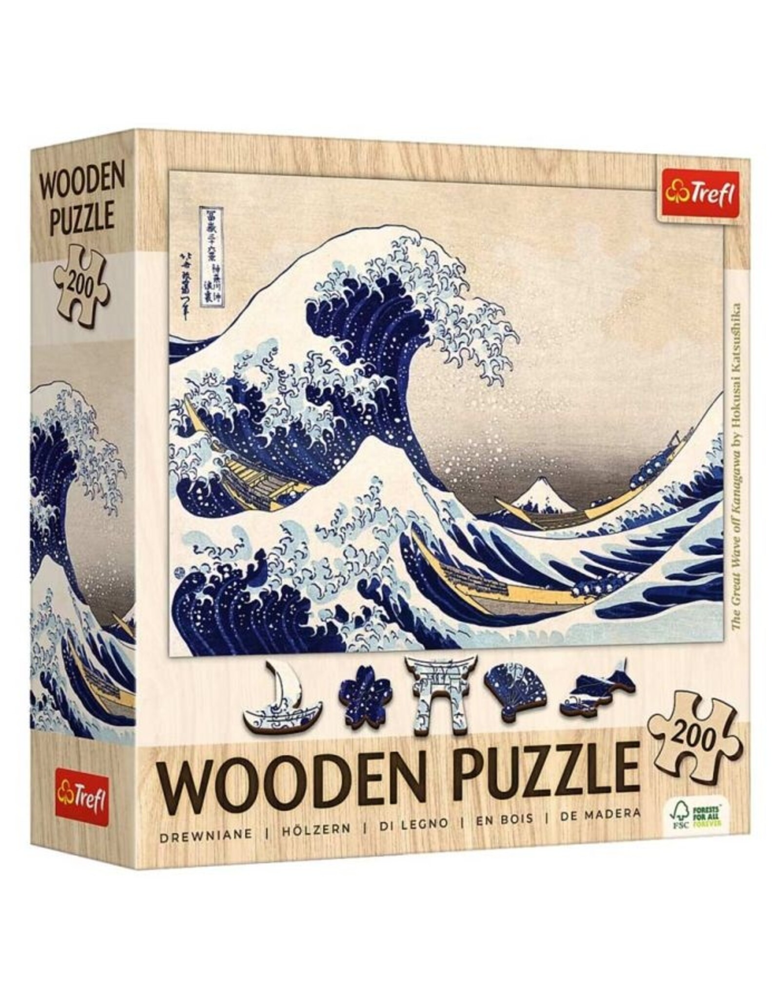 Trefl Puzzle: Great Wave Off Kanagawa 200pc Wd