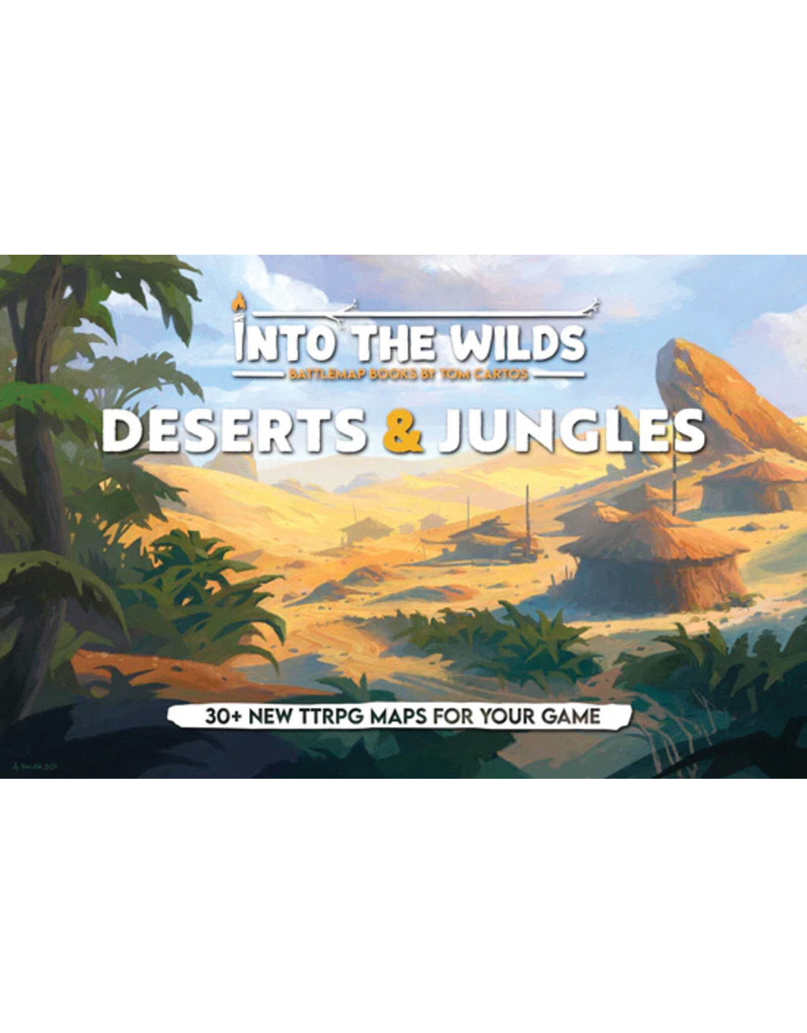 Into the Wilds Battlemap Books: Deserts & Jungles