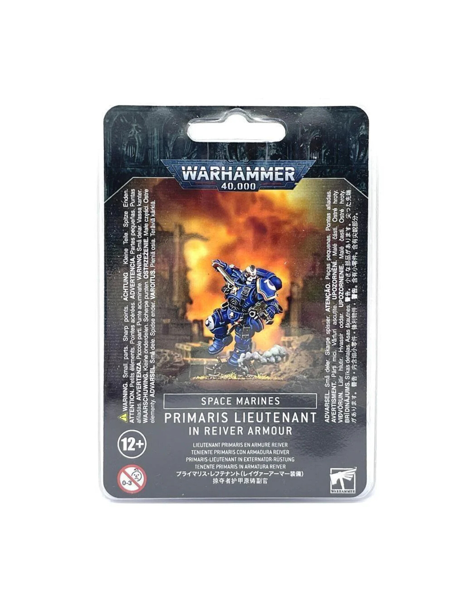 Warhammer 40K Space Marine Primaris Lietentant in Reiver Armour