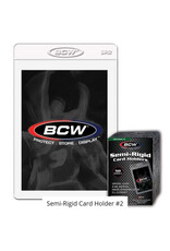 BCW Diversified Semi-Rigid Card Protectors for Card Grading Submission #2 Standard (50ct)