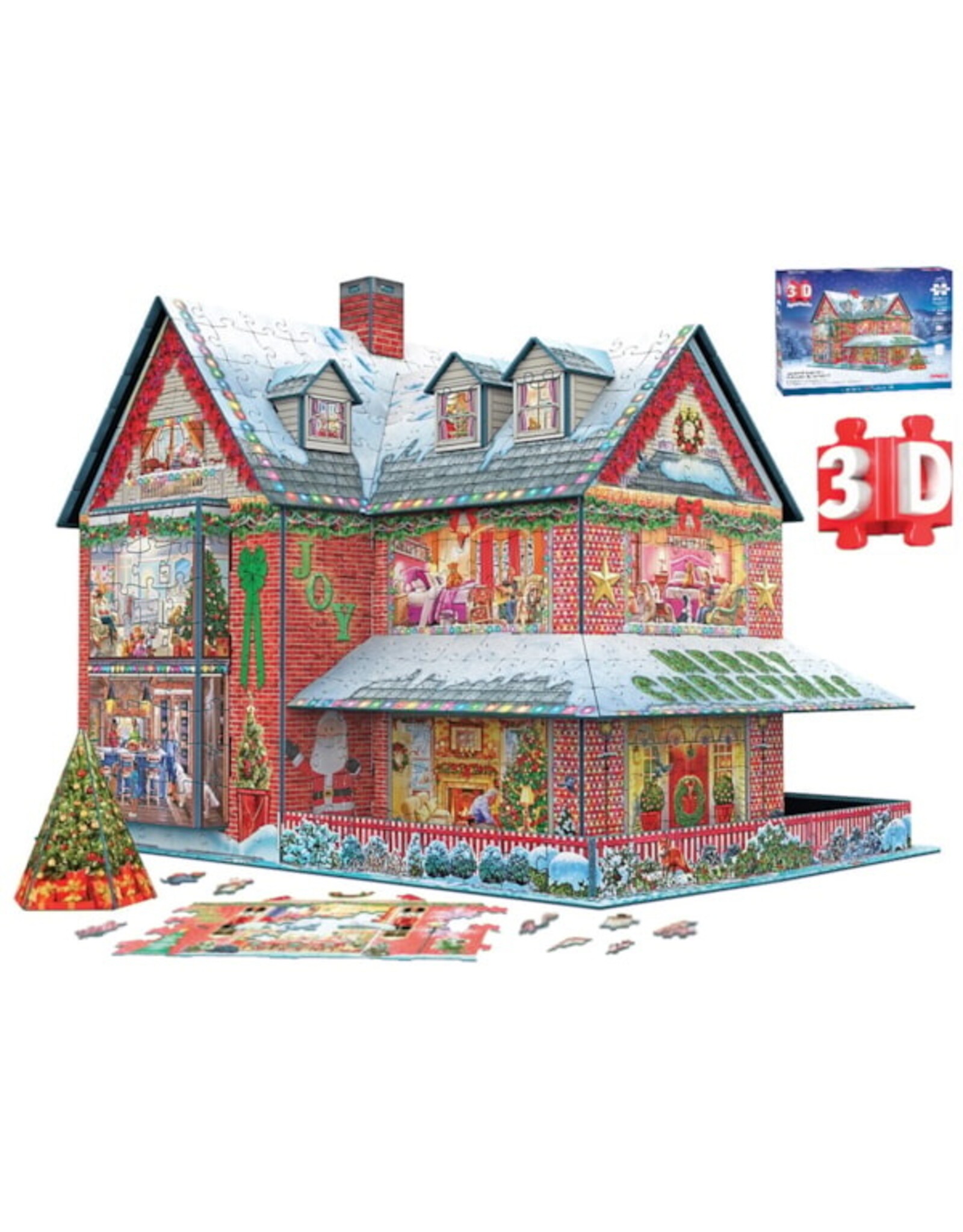 Eurographics Puzzle: Christmas House (3D)