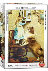 Eurographics Puzzle: Little Girl and her Sheltie