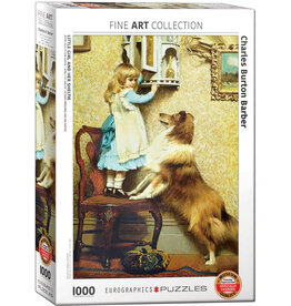 Eurographics Puzzle: Little Girl and her Sheltie