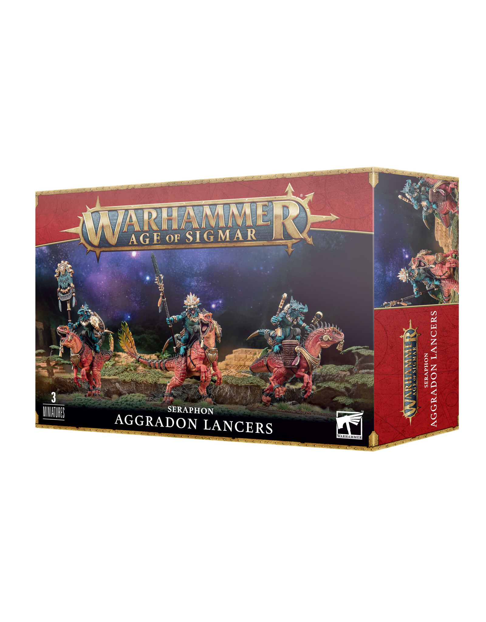 Age of Sigmar Seraphon: Aggradon Lancers