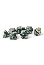 Chessex Scarab: Mega-hedral Jade/gold 7-Die Set