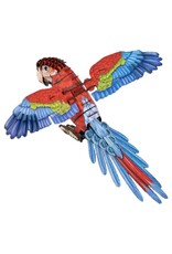 Kraft Paper Puzzle: Macaw 3D