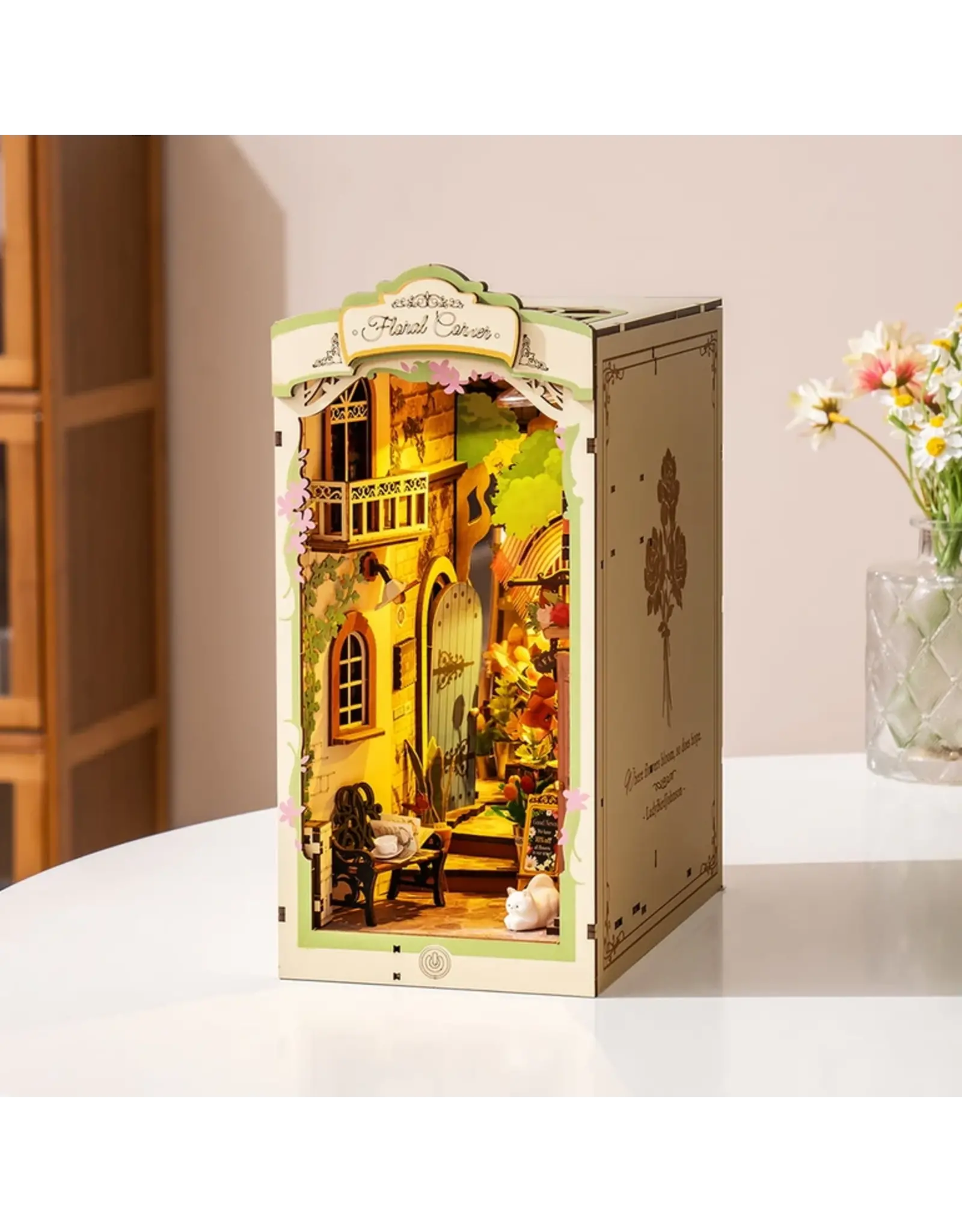 Robotime Floral Corner Book Nook