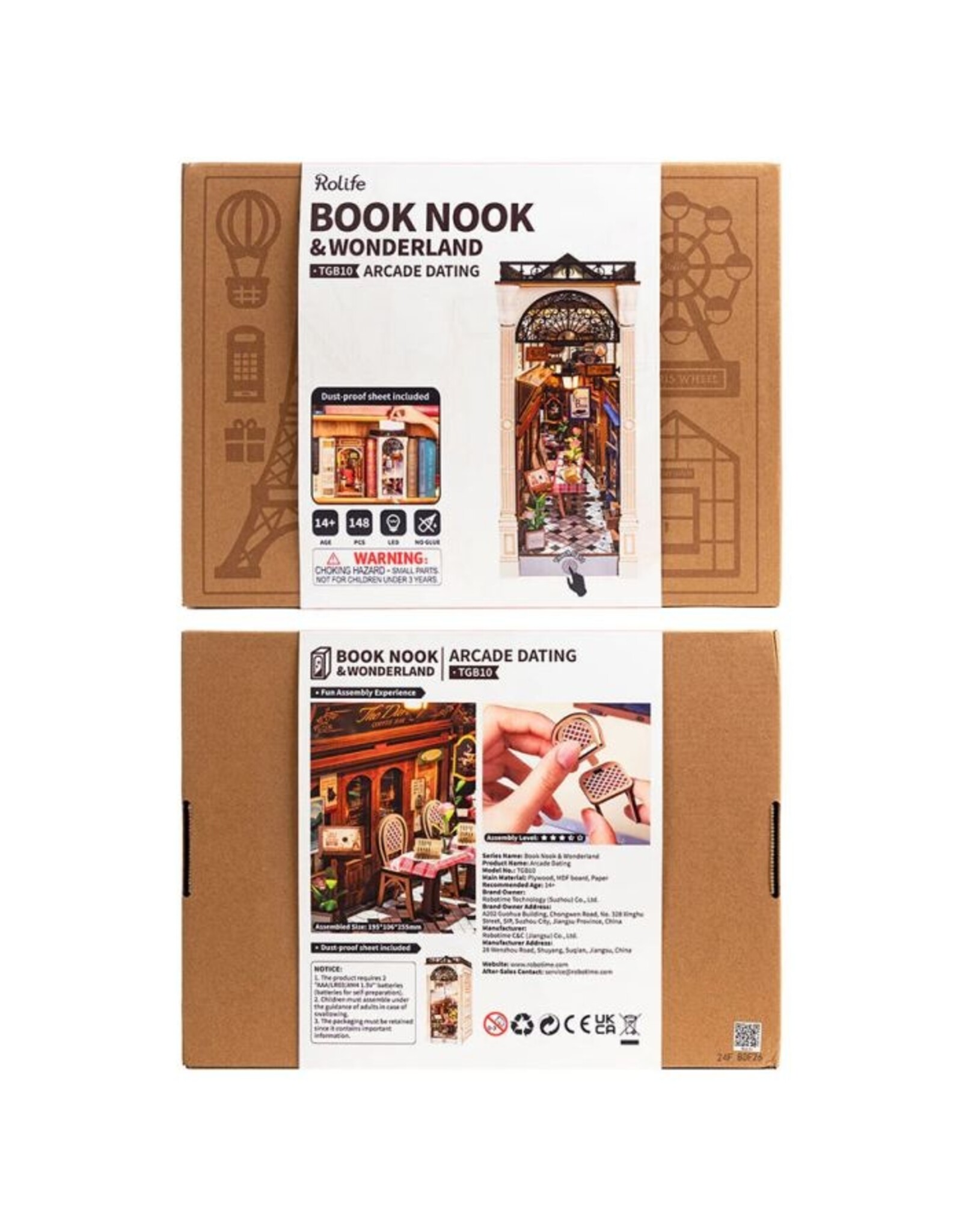 Robotime Arcade Dating Book Nook