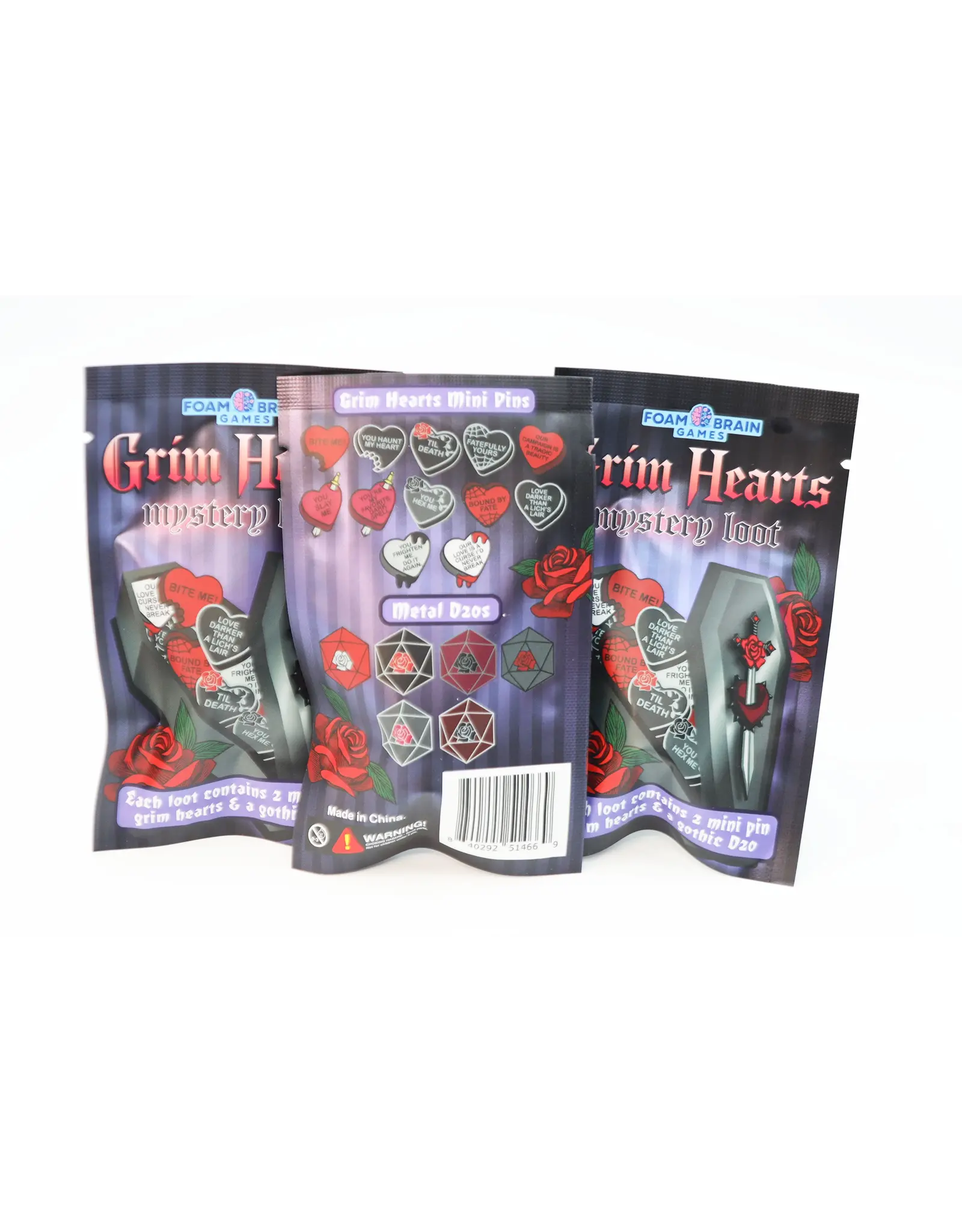 Foam Brain Mystery Loot: Grim Hearts