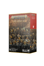 Age of Sigmar Spearhead: Orruk Warclans Ironjawz Bigmob