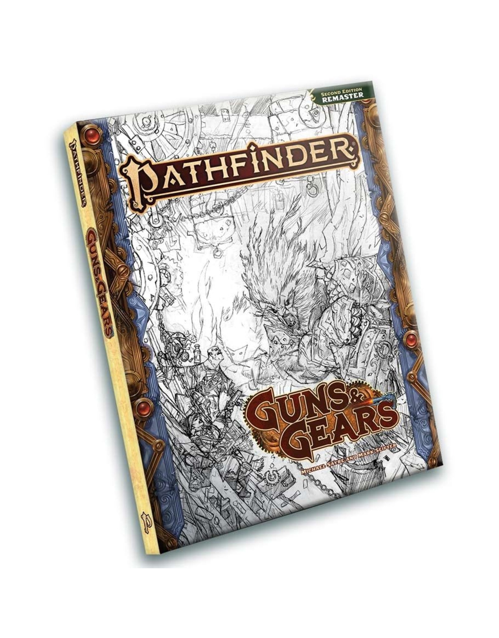 Paizo Publishing Pathfinder 2E: Guns & Gears (Remastered) Sketch Cover