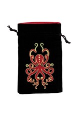 Black Oak Workshop Dice Bag: Kraken Red