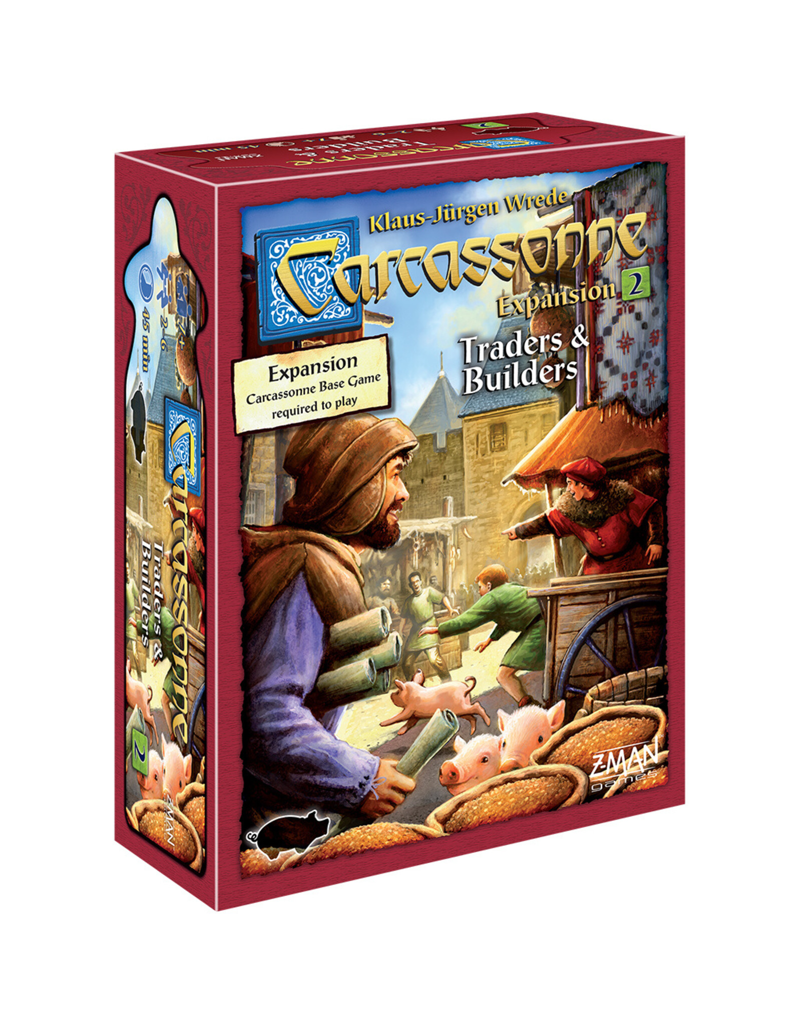 Z-Man Games Carcassonne: Traders & Builder