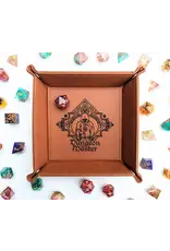 NTSD Gaming Faux Leather Dice Rolling Tray - The Fate Twister (Dungeon Master)