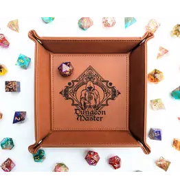 NTSD Gaming Faux Leather Dice Rolling Tray - The Fate Twister (Dungeon Master)