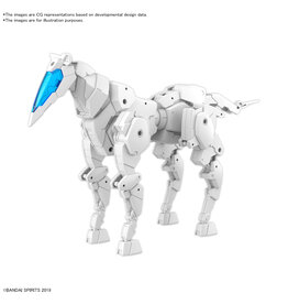 Bandai Bandai Hobby: 30 Minute Missions 1/144 - Extended Armament Vehicle (Horse Mecha Ver.) [White] LTD