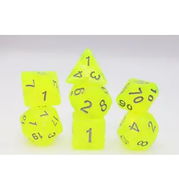 Foam Brain Radioactive Lemonade RPG Dice Set