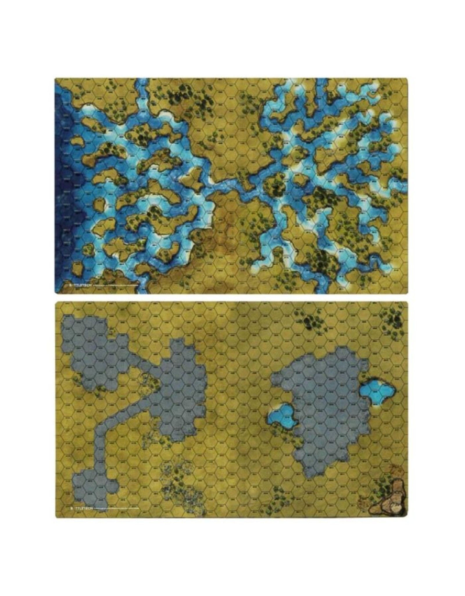 Catalyst Game Labs BattleTech: BattleMat: Savannah: River Delta