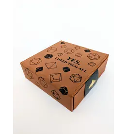 NTSD Gaming Faux Leather Dice Box - Yes, I Need Them All