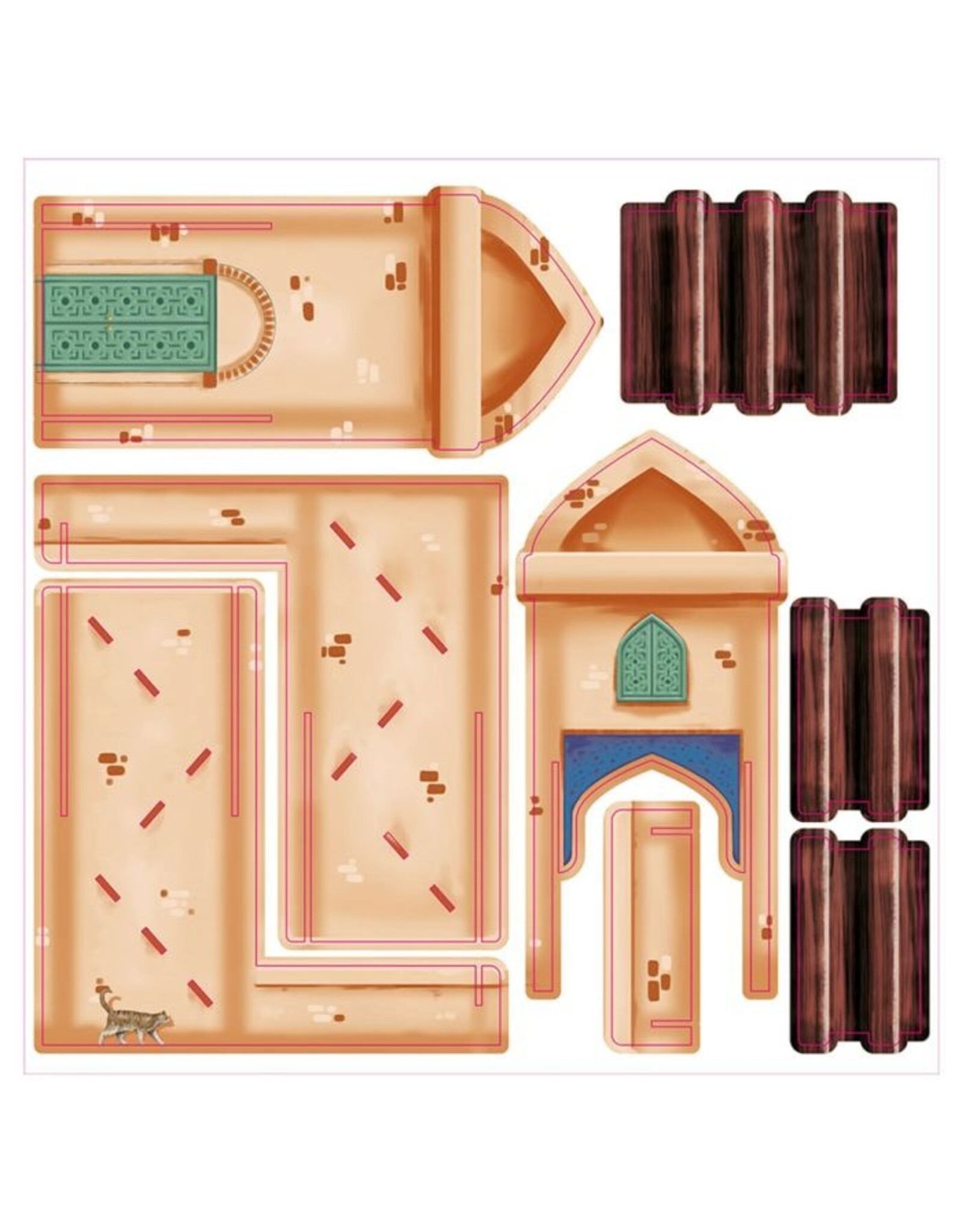 Crafty Games Tabriz Promo Punchboard 2: Dice Tower