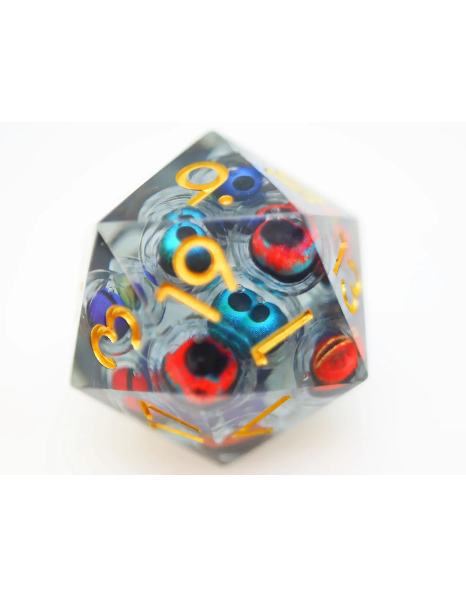 Foam Brain Sharp Edge 35mm Moving Eye D20 - Mad Scientist's Collection