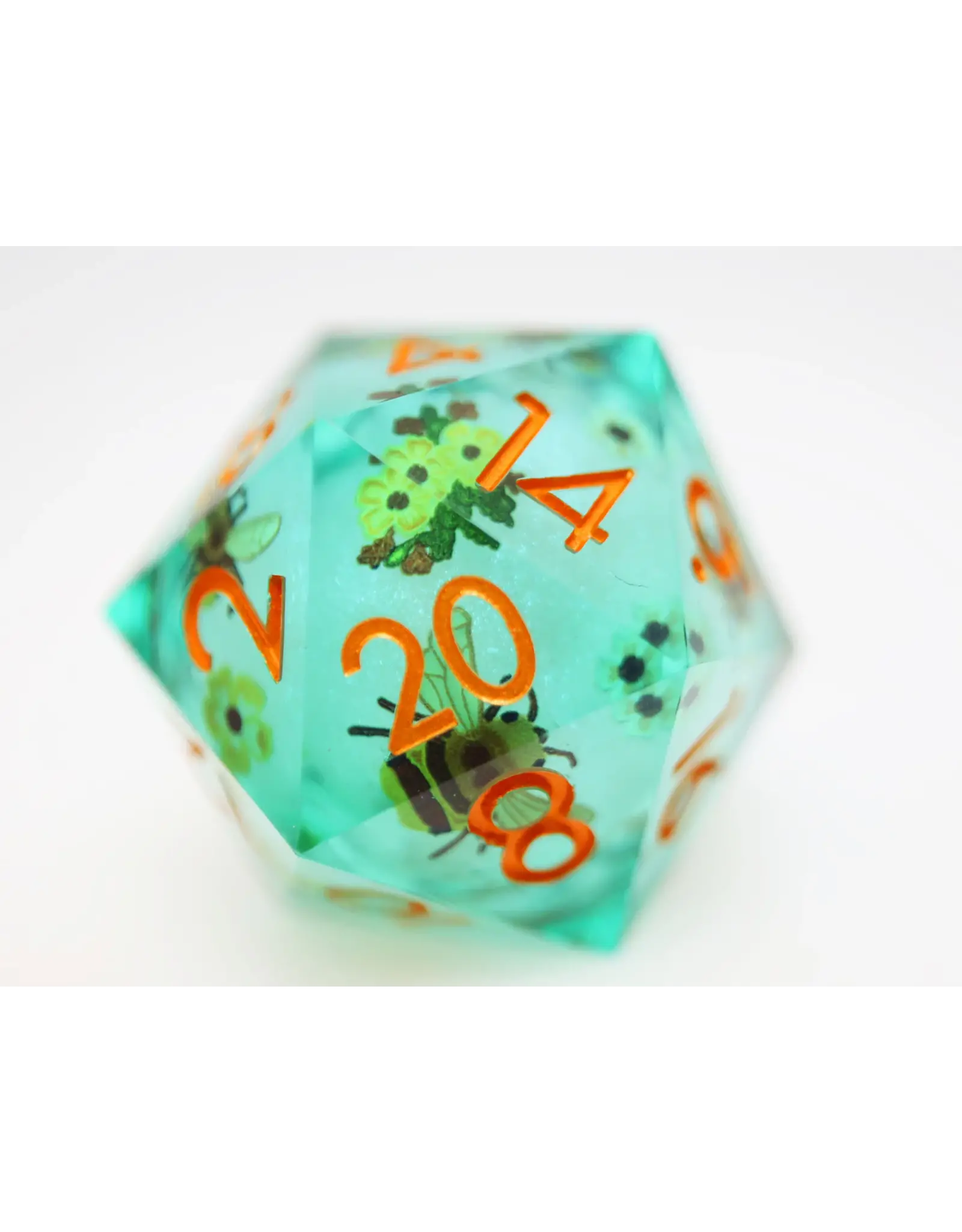 Foam Brain 33mm Sharp Edge Liquid Core D20 - Almond Blossoms