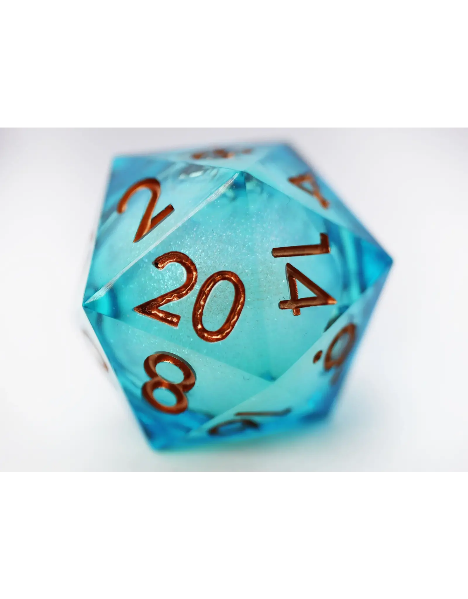 Foam Brain 33mm Sharp Edge Liquid Core D20 - Ocean Swirl