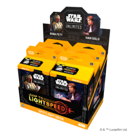 Fantasy Flight Games Star Wars: Unlimited - Jump to Lightspeed Spotlight Deck Display