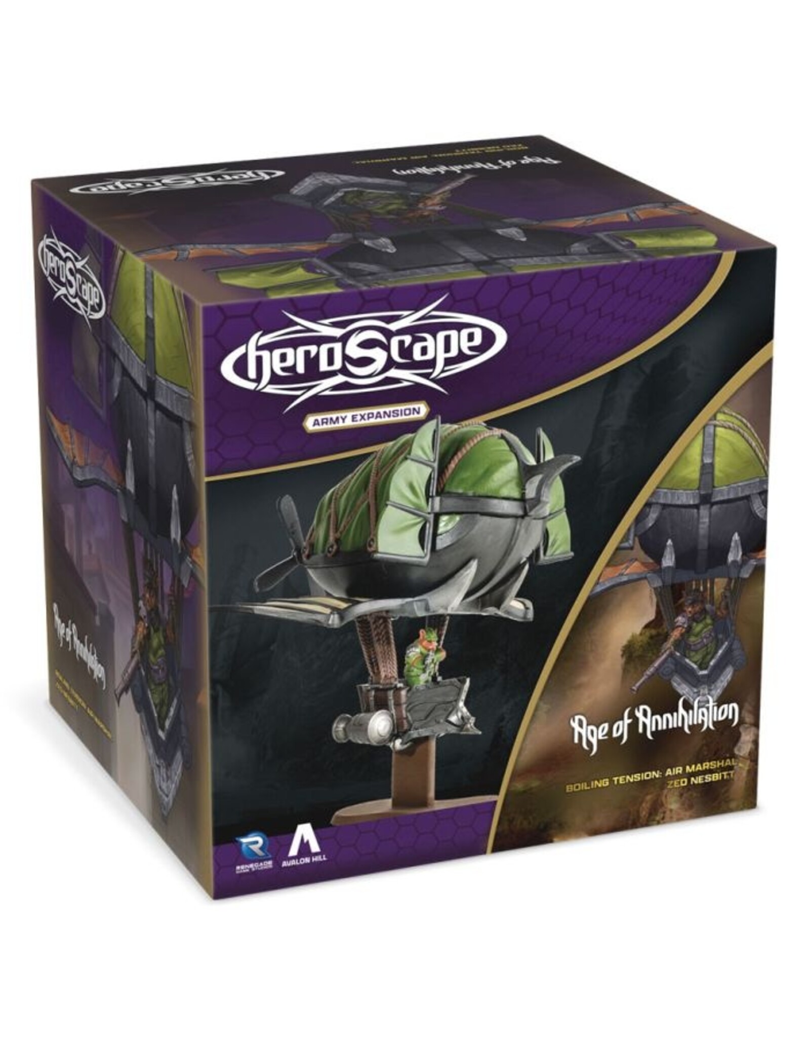 Heroscape Heroscape: Boiling Tension: Air Marshal Zed Nesbitt Army Expansion